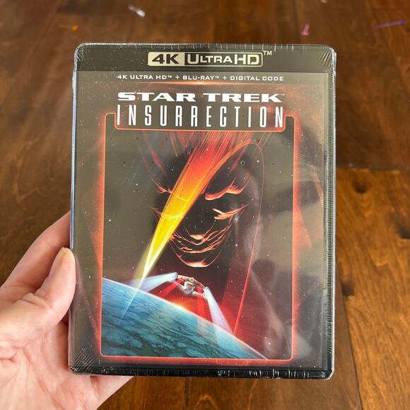 Star Trek: Insurrection Movie in 4K Ultra HD Blue-ray Digital Code New Sealed - Picture 1 of 3